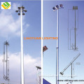Ningbo liaoyuan stainless steel flag pole flooding light Q325 /Gr65 17m foldaway high mast lighting cheap price